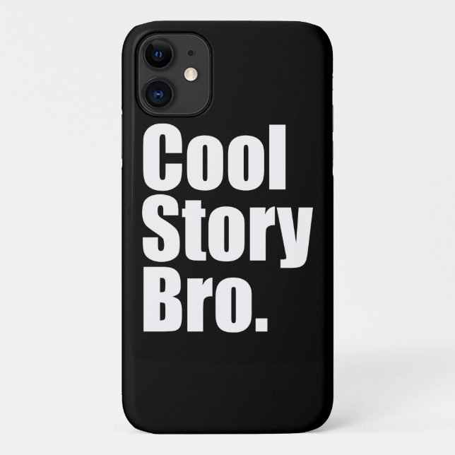 Coole Geschichte Bro. Case-Mate iPhone Hülle (Rückseite)