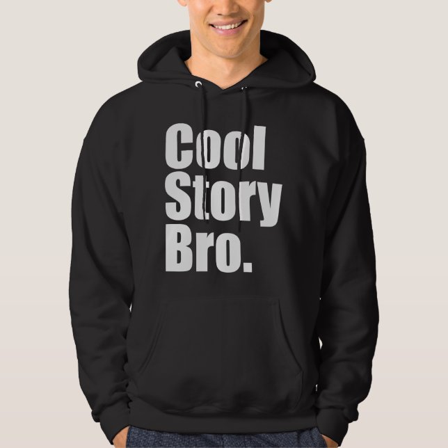 Coole Geschichte Bro. Dunkles mit Kapuze Hoodie (Vorderseite)