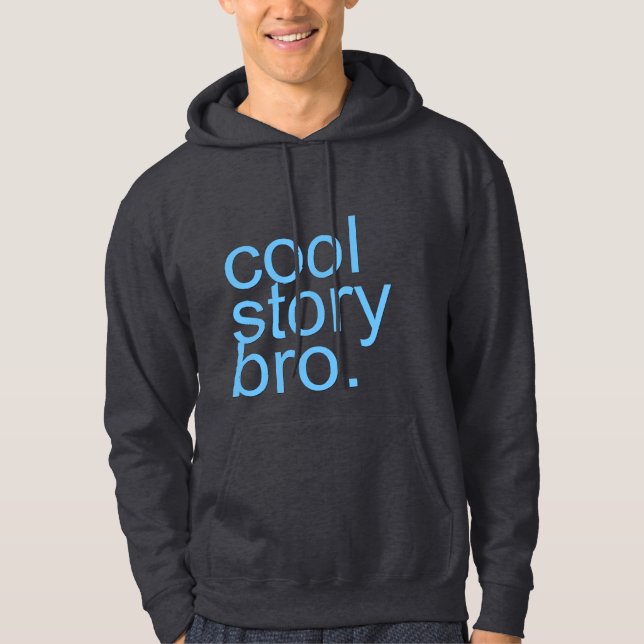 Coole Geschichte Bro Jacke Hoodie (Vorderseite)