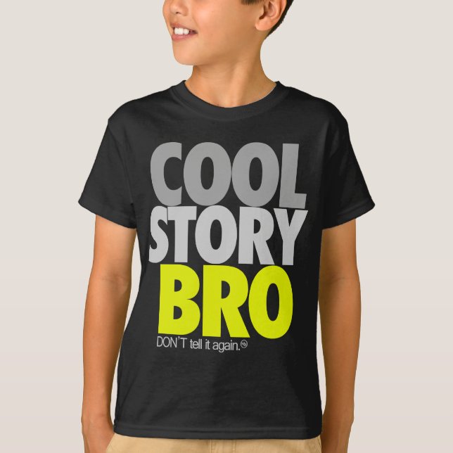 "Coole Geschichte Bro" (Limon) T-Shirt (Vorderseite)