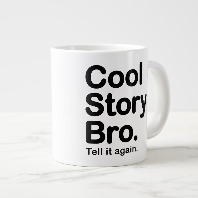 Coole Geschichte Bro. Tasse (Vorderseite Rechts)