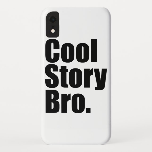 Coole Geschichte Bro. Tough™ iPhone 4 Fall Case-Mate iPhone Hülle (Rückseite)