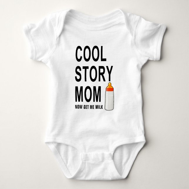 coole Geschichtenmamma Baby Strampler (Vorderseite)