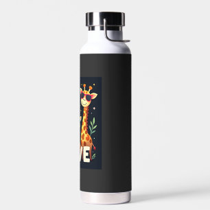 Coole Giraffe 5. Geburtstagsfeier 5 Jahre altes Kl Trinkflasche