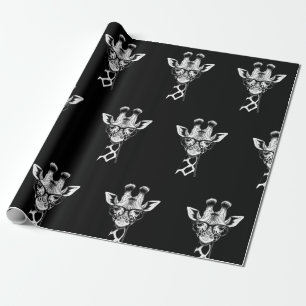 Coole Giraffe Graphic Lässig Summer Funny Niedlich Geschenkpapier