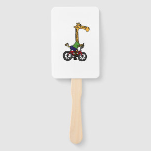 Coole Giraffe Reitrad Fächer