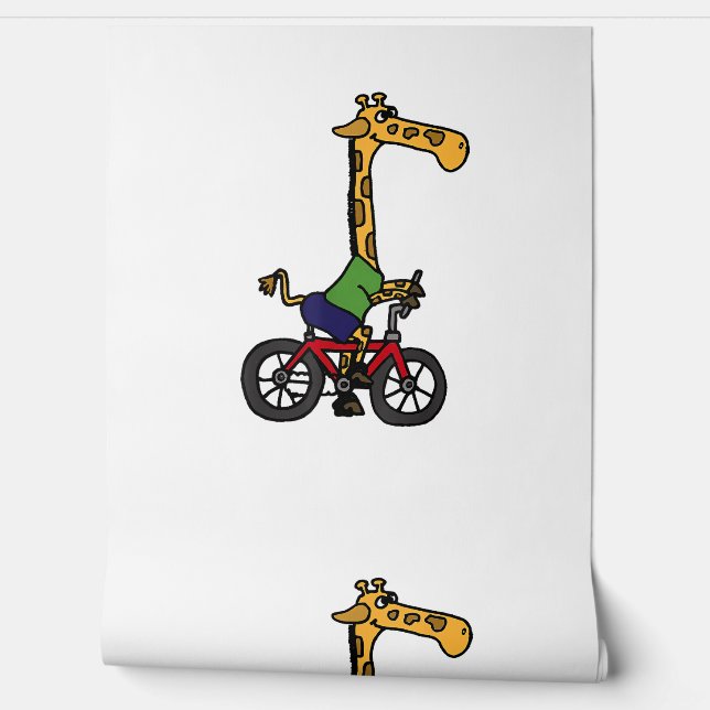 Coole Giraffe Reitrad Tapete (Abrollen)