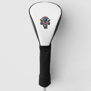 Coole Giraffe-Sonnenbrille Kopfhörer Giraffen Golf Headcover