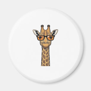 Coole Giraffe Sonnenbrille Vintage Gravur Shirt De Magnet