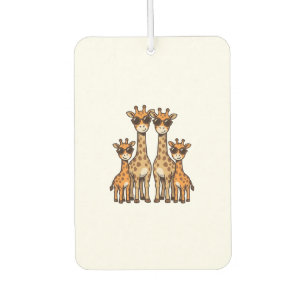 Coole Giraffen-Familien-Sonnenbrille Vintage Gravu Autolufterfrischer