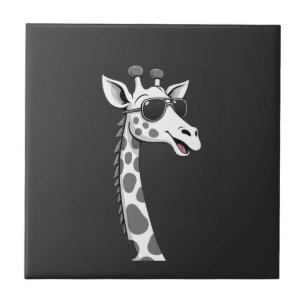 Coole Giraffen-Kunst für Männer Frauen Kinder Tier Fliese