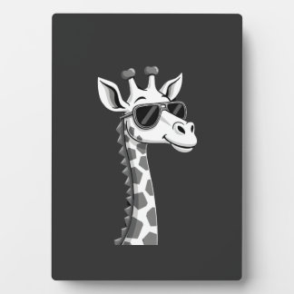 Coole Giraffen-Kunst für Männer Frauen Kinder Tier Fotoplatte