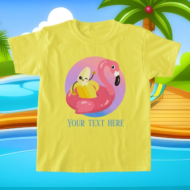 coole Girls Beach Banane fügen Text hinzu T-Shirt (Von Creator hochgeladen)