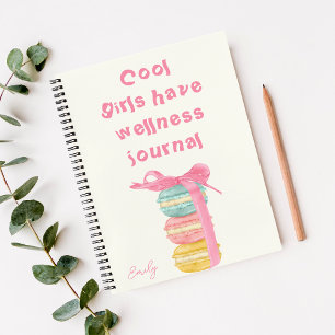 Coole Girls haben Wellness Journal Coquette Notebo Notizbuch