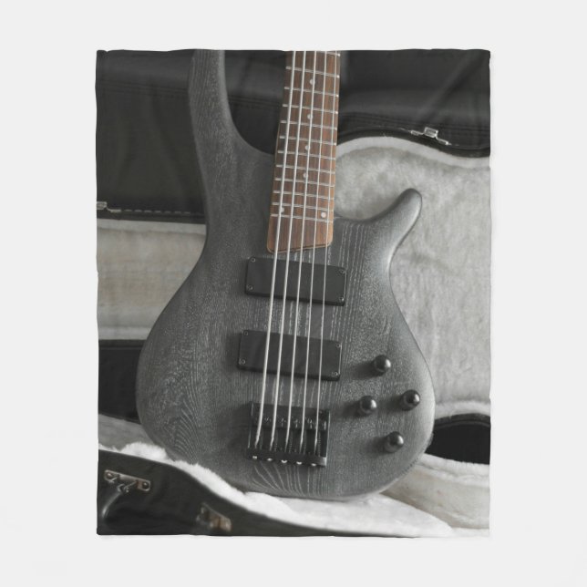 Coole Gitarre Fleecedecke (Vorderseite)