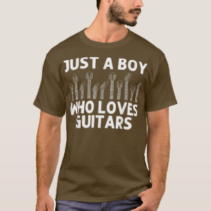 Coole Gitarre für Jungen Kinder Akustiker Gitarre  T-Shirt