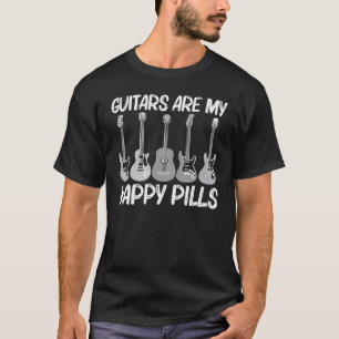 Coole Gitarre für Männer Frauen Akustische E-Gitar T-Shirt