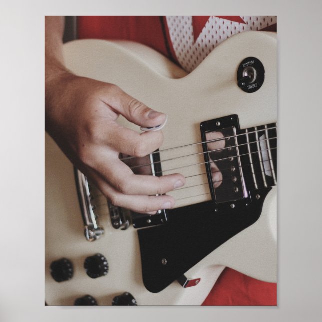 Coole Gitarre Poster (Vorne)
