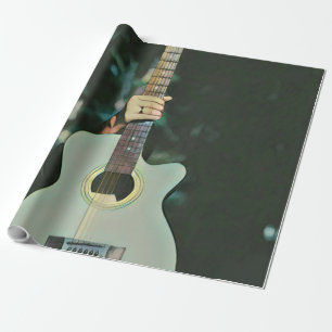 Coole Gitarrengeschenke Geschenkpapier