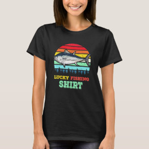 Coole Glückliche Angel-Tunfisch Tunfisch Angler Ti T-Shirt