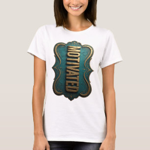 Coole Gold MOTIVIERTE Zitat-Shirt T-Shirt