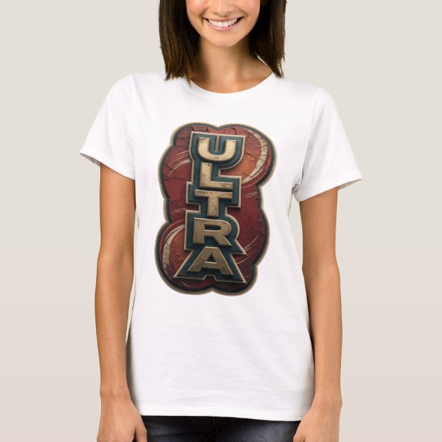 Coole Gold ULTRA Statement Design T-Shirt (Vorderseite)
