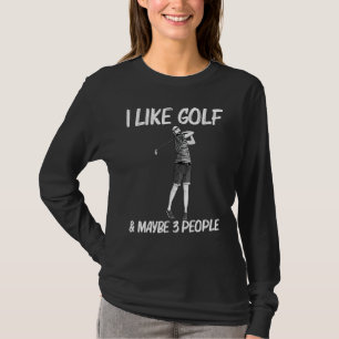 Coole Golf-Kunst für Männer Frauen Golfer Golf-Clu T-Shirt