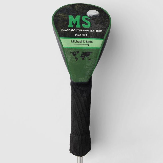 coole Golfkopfbedeckung Golf Headcover (Vorderseite)