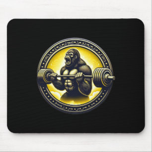 Coole Gorilla Art Bodybuilding Gewichtheben Gym Ap Mousepad