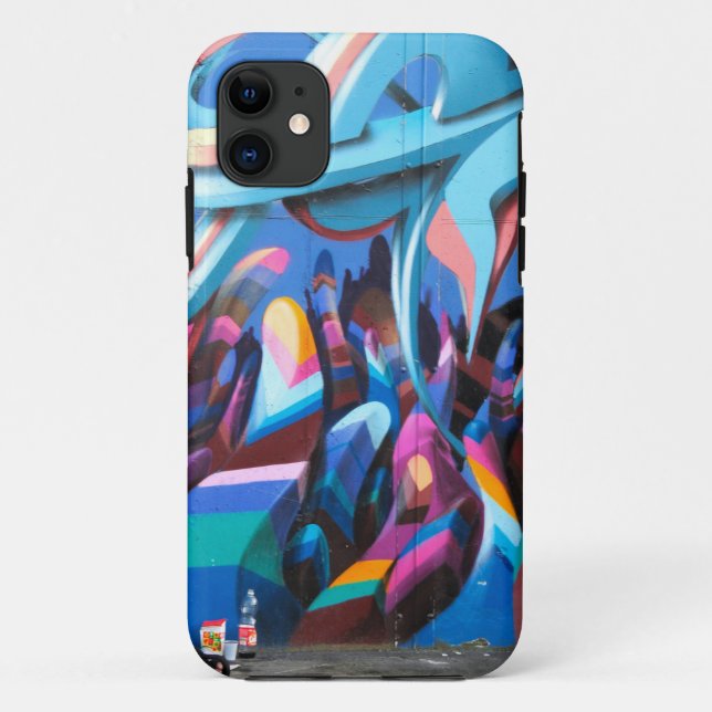 Coole Graffiti-Mauer Case-Mate iPhone Hülle (Rückseite)