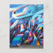 Coole Graffiti-Wand
