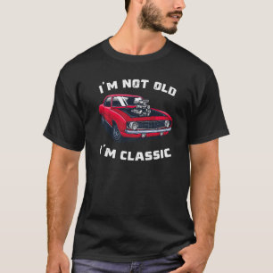 Coole Grafik für klassische Autos Ich bin nicht al T-Shirt
