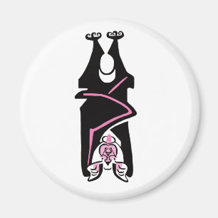 Coole Grafik - Schwarze BVT - Halloween - Wildlife Magnet