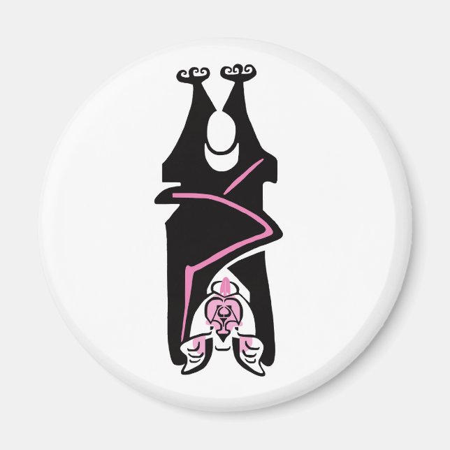 Coole Grafik - Schwarze BVT - Halloween - Wildlife Magnet (Vorne)