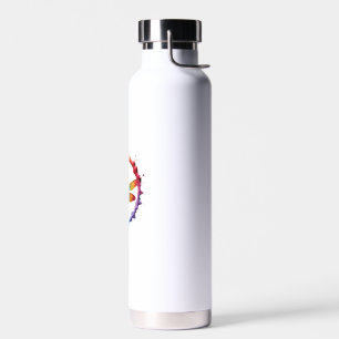 Coole Grafik-Tie-Dye-Sonnenbrille Libellen-Illustr Trinkflasche