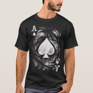 Coole Grafikkarten-Ass-Karte mit der "Spade Playin T-Shirt