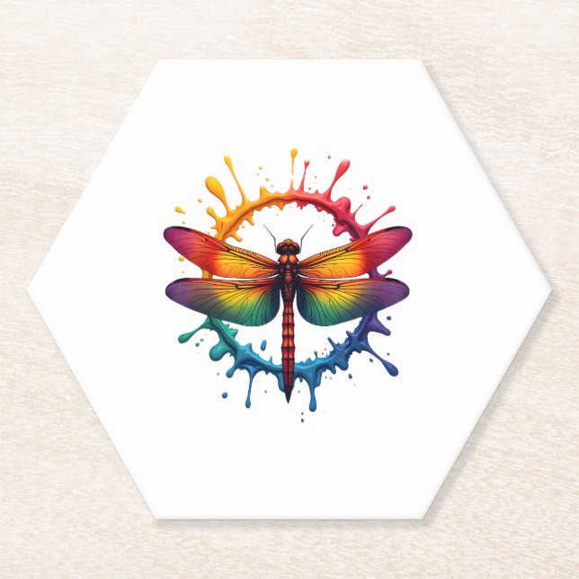 Coole grafische Gefärbte Krawatte Sonnenbrille Dra Untersetzer (Vorderseite)