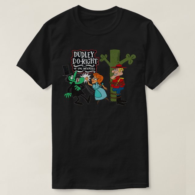 Coole grafische Geschenktribut an Jay Ward Cartoon T-Shirt (Design vorne)
