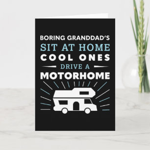 Coole Granddads fahren Motorhome Geschenk Karte