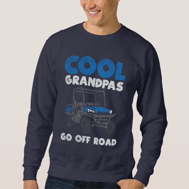 Coole Grandpas gehen weg Hoodie (Vorderseite)