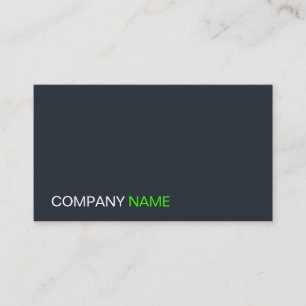 Coole Grau-, Grün- und Weiß-Moderne - Visitenkarte