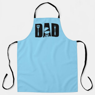 Coole Grill-Papa-Wortkunst Schürze