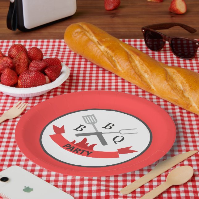 coole Grillen Pappteller (Picknick)