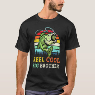 Coole großen Brüder Bassangeln Bass Fisch Älterer T-Shirt