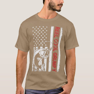 Coole Grumpy USA Flag Father's Day T-Shirt