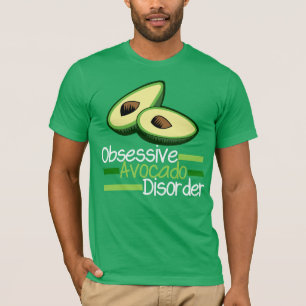 Coole grüne besessene Avocado-Störung T-Shirt