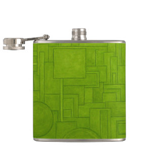 Coole grüne Flasche! Flachmann