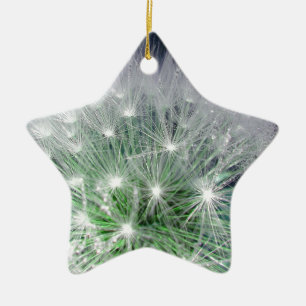 Coole grüne und weiße Kronleuchte mit Wassertropfe Keramikornament