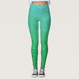 Coole grüne Variationen mit Gradient Leggings