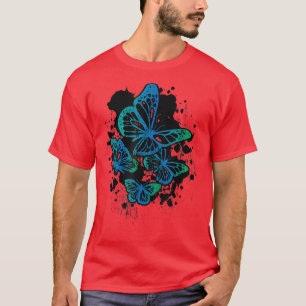 Coole Grunge Fairycore Gothic Butterfells Grafik T-Shirt